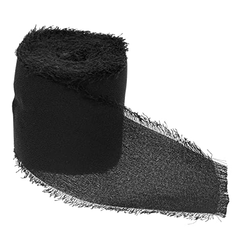 DOITOOL 2Rollen Chiffonband Yards Geschmeidige Handgefertigte Bänder Mit Fransigen Kanten Für Hochzeitsdekorationen Und Blumenarrangements DOITOOL 2Rollen Chiffonband Yards Geschmeidige Handgefertigte Bänder Mit Fransigen Kanten Für Hochzeitsdekorationen Und Blumenarrangements von DOITOOL