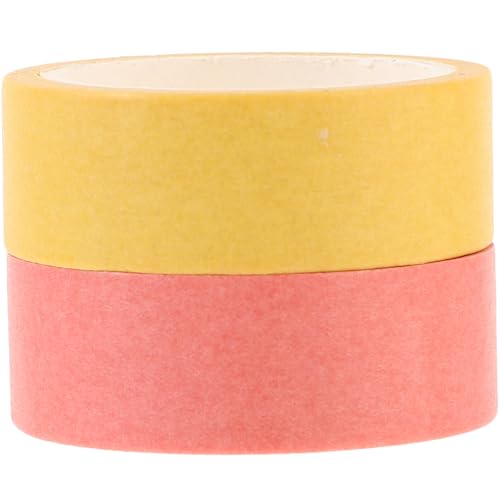 DOITOOL 2Rollen DIY Klebeband Handreißbares Einfarbiges Abdeckband Für Kreative Scrapbooking Projekte Und Dekoration Für Bastelarbeiten Und Persönliche Gestaltung DOITOOL 2Rollen DIY Klebeband Handreißbares Einfarbiges Abdeckband Für Kreative Scrapbooking Projekte Und Dekoration Für Bastelarbeiten Und Persönliche Gestaltung von DOITOOL