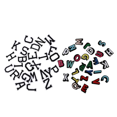 DOITOOL 2Sätze Alphabet Patches für DIY Schwarze und Weiße Aufbügelbare Stickapplikationen für Kleidung Rucksäcke und Jeans DOITOOL 2Sätze Alphabet Patches für DIY Schwarze und Weiße Aufbügelbare Stickapplikationen für Kleidung Rucksäcke und Jeans von DOITOOL