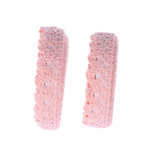 DOITOOL 2Stücke DIY Spitzenbesatz Klebeband Rosa Selbstklebendes Dekoband für Scrapbooking Kartenbasteln und Projekte und Planer von DOITOOL