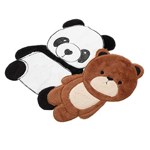 DOITOOL 2Stücke Große Panda Aufnäher Exquisite Gestickte Tierflecken für Kleidung Taschen DIY Projekte für Jacken Dekoration und Bastelarbeiten von DOITOOL