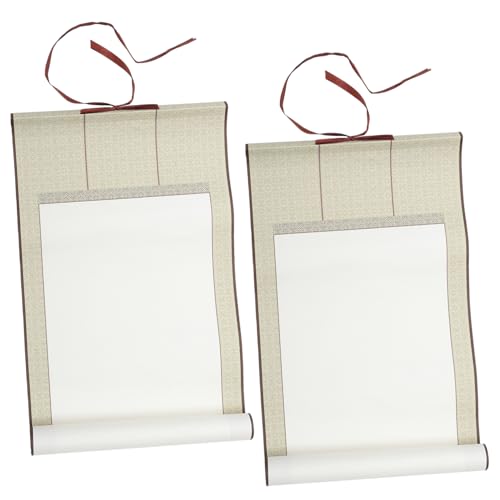DOITOOL 2Stücke Leere Kalligraphie Schriftrollen Hochwertige Chinesische Xuan Papier Scrollen für Malerei und Schreiben für Anfänger und Fortgeschrittene Hängendes DOITOOL 2Stücke Leere Kalligraphie Schriftrollen Hochwertige Chinesische Xuan Papier Scrollen für Malerei und Schreiben für Anfänger und Fortgeschrittene Hängendes von DOITOOL