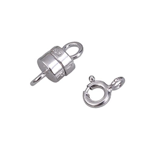 DOITOOL 2Stücke Magnetverschluss Sterling Silber Vergoldet für DIY Schmuck Halskette Armband Fußkettchen Starke Haltekraft Einfach zu Verwenden DOITOOL 2Stücke Magnetverschluss Sterling Silber Vergoldet für DIY Schmuck Halskette Armband Fußkettchen Starke Haltekraft Einfach zu Verwenden von DOITOOL