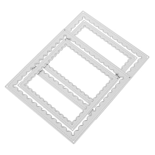 DOITOOL 2Stücke Prägeschablonen Für DIY Bastelprojekte Kunststoff Stanzformen Für Fotoalben Und Scrapbooking Kompatibel Mit Gängigen Prägemaschinen von DOITOOL