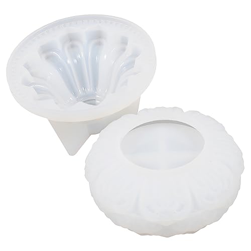 DOITOOL 2Stücke Silikon Kerzenhalter Form für DIY Langlebige Epoxidharz Gussform mit Design für Teelichthalter und Bastelprojekte und Einfach zu Reinigen DOITOOL 2Stücke Silikon Kerzenhalter Form für DIY Langlebige Epoxidharz Gussform mit Design für Teelichthalter und Bastelprojekte und Einfach zu Reinigen von DOITOOL