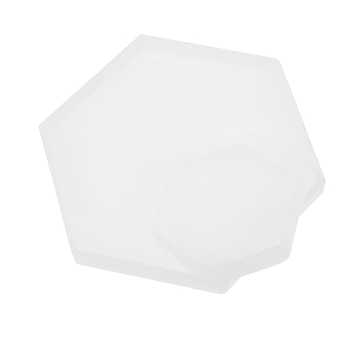 DOITOOL 2Stücke Silikon Untersetzer Formen Sechseckige DIY Epoxidharz für Tischdekoration für DIY und Kunsthandwerker von DOITOOL