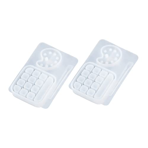 DOITOOL 2Stücke Silikonform für DIY Farbschalen Epoxidharz Gießform für Projekte und Kunsthandwerk Langlebig und Leicht zu Reinigen DOITOOL 2Stücke Silikonform für DIY Farbschalen Epoxidharz Gießform für Projekte und Kunsthandwerk Langlebig und Leicht zu Reinigen von DOITOOL