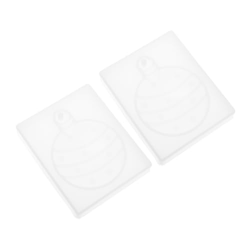 DOITOOL 2Stücke Silikonformen Für Weihnachtsanhänger Non Stick DIY Gießform Für Schlüsselketten Und Schmuckanhänger Für Weihnachtsdeko Und Bastelprojekte von DOITOOL