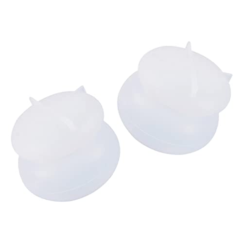 DOITOOL 2Stücke Silikonformen für DIY Aufbewahrungsgefäße Hochwertige Epoxidharz Formen für Kosmetik Jars für Bastelprojekte und Kunsthandwerk Langlebig und Bruchsicher von DOITOOL