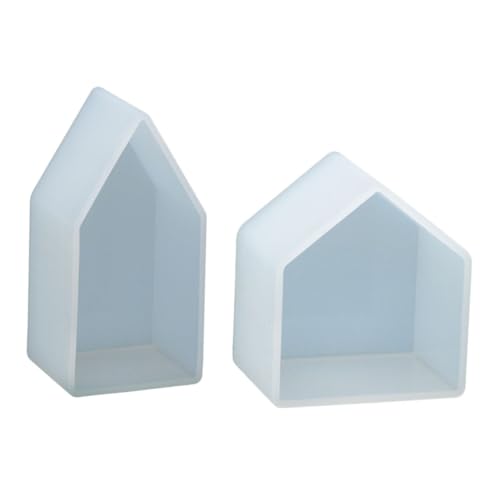 DOITOOL 2Stücke Silikonformen für DIY Hausdesign Teiliges Epoxidharz Gießform für Handwerksprojekte Einfach zu Bedienen und Leicht zu Lagern für Einzigartige DOITOOL 2Stücke Silikonformen für DIY Hausdesign Teiliges Epoxidharz Gießform für Handwerksprojekte Einfach zu Bedienen und Leicht zu Lagern für Einzigartige von DOITOOL