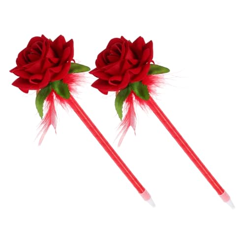 DOITOOL 2Stücke Tintenstifte Mit Blumen Design Kreative Kugelschreiber Für Büro Und Schule Bequeme Griffstifte Leuchtendem Für Besondere DOITOOL 2Stücke Tintenstifte Mit Blumen Design Kreative Kugelschreiber Für Büro Und Schule Bequeme Griffstifte Leuchtendem Für Besondere von DOITOOL
