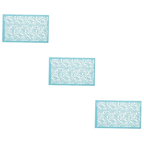 DOITOOL 3 Blätter Kaninchentonvorlage Seide Schablone Handwerk Bildschirm Siebdruckform Siebdruck-vorlage Polyester Blau DOITOOL 3 Blätter Kaninchentonvorlage Seide Schablone Handwerk Bildschirm Siebdruckform Siebdruck-vorlage Polyester Blau von DOITOOL