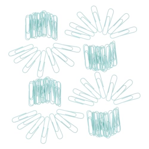DOITOOL 3 Boxen Büroklammer Eisenpapierklammern Mini -Papierclips Schreibwaren-Clip Briefpapierclips Papierklammern für die Schule Papierclips für Büro Eisendraht Grün von DOITOOL