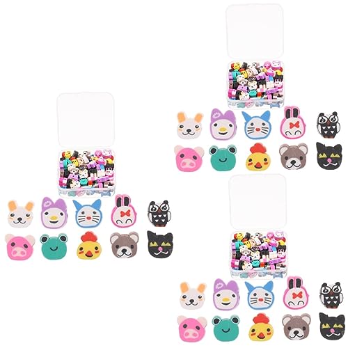 DOITOOL 3 Boxen Weicher Keramik -Perlenschmuck Reiz Perlen für Schmuckhersteller Party Miniatur Perlen für Heimwerker süße Perlen für die Schmuckherstellung Spacer Perlen Polymer-Ton DOITOOL 3 Boxen Weicher Keramik -Perlenschmuck Reiz Perlen für Schmuckhersteller Party Miniatur Perlen für Heimwerker süße Perlen für die Schmuckherstellung Spacer Perlen Polymer-Ton von DOITOOL