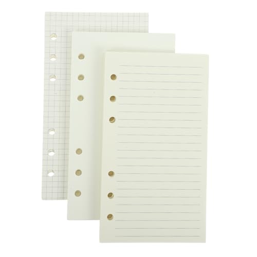 DOITOOL 3 Notizbuch Nachfüllen Notizblock-nachfüllungen Planereinsätze Planerordner Binder-nachfüllungen Notebook-ersatzeinsätze Notebook-nachfüllungen Notebook -nachfüllung Weiß Papier von DOITOOL