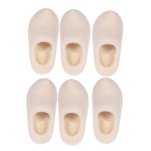 DOITOOL 3 Paar Holzschuhe Modellzubehör Miniatur Puppenhaus Puppenschuhe Holländische Clogs Mini Blanko Holländische Schuhe Dekoration Puppenhaus Puppenhaus Zubehör Puppen DOITOOL 3 Paar Holzschuhe Modellzubehör Miniatur Puppenhaus Puppenschuhe Holländische Clogs Mini Blanko Holländische Schuhe Dekoration Puppenhaus Puppenhaus Zubehör Puppen von DOITOOL