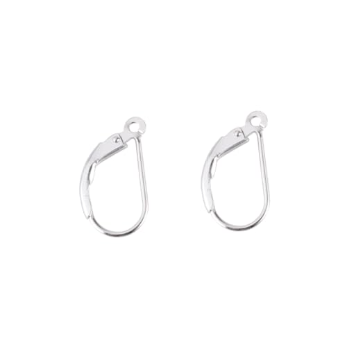 DOITOOL 3 Paare Ohrhaken Silber Oval Ohrdraht Französische Verschlüsse D Förmige Ohrclips Handmade Ohrringhaken für Damen Schmuckherstellung DIY Zubehör DOITOOL 3 Paare Ohrhaken Silber Oval Ohrdraht Französische Verschlüsse D Förmige Ohrclips Handmade Ohrringhaken für Damen Schmuckherstellung DIY Zubehör von DOITOOL