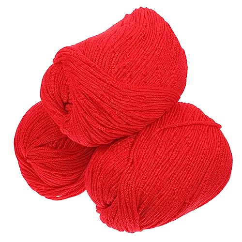 DOITOOL 3 Rollen Baumwollgarn zum Häkeln Multifunktionales Strickgarn für Diy Projekte Haushaltsnäharbeiten Weiche und Flexible Baumwolle für Kreative Handarbeiten von DOITOOL