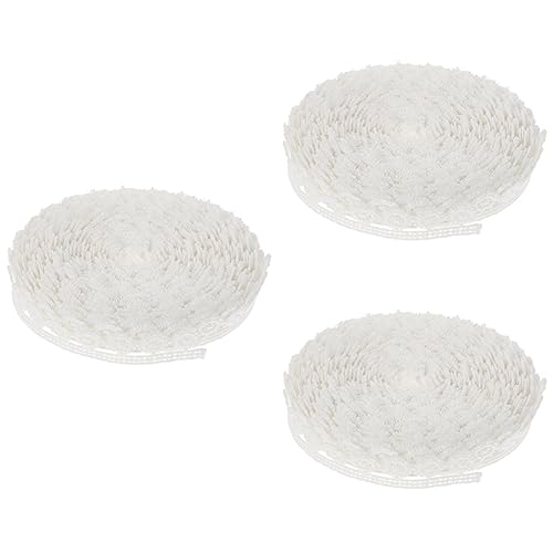 DOITOOL 3 Rollen Dekoratives Spitzenband Wasserlösliches Stickmaterial für Diy Projekte Yards für Hochzeiten Bastelarbeiten und Bekleidungsdekorationen DOITOOL 3 Rollen Dekoratives Spitzenband Wasserlösliches Stickmaterial für Diy Projekte Yards für Hochzeiten Bastelarbeiten und Bekleidungsdekorationen von DOITOOL