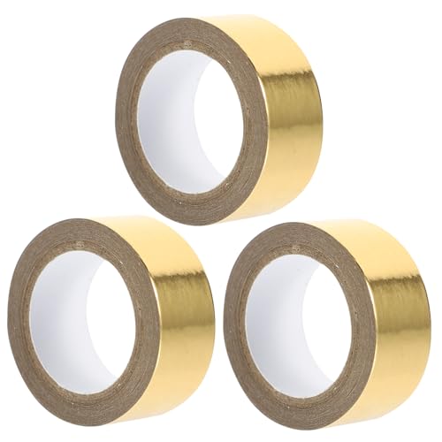 DOITOOL 3 Rollen Heißprägeband Blinken Oberbeleuchter Zeitschrift Van Nachfüllungen Beidseitig Diy Klebeband Dünnes Doppelseitiges Klebeband Müll Metallisch Spender Golden Bronzieren DOITOOL 3 Rollen Heißprägeband Blinken Oberbeleuchter Zeitschrift Van Nachfüllungen Beidseitig Diy Klebeband Dünnes Doppelseitiges Klebeband Müll Metallisch Spender Golden Bronzieren von DOITOOL