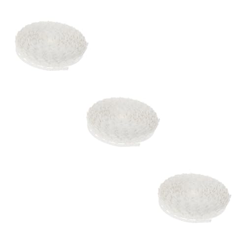 DOITOOL 3 Rollen Lace Trim Weißes Spitzenband Wasserlösliches Stickerei Material für Diy Hochzeitsdekorationen Handwerk und Kleidung von DOITOOL