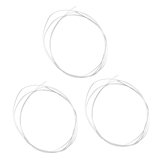 DOITOOL 3 Rollen Reine Vielseitiger Schmuckdraht für Diy Projekte Lange Hochwertige Silberlinie für Armbänder und Ringe Hautverträglich Einfach zu Verarbeiten von DOITOOL