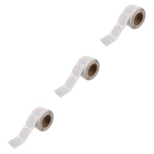 DOITOOL 3 Rollen Roll Warnetiketten für Sicherheitswarnaufkleber für Kerzenbehälter Einfach zu Verwenden für Kerzenherstellung für Glatte Oberflächen DOITOOL 3 Rollen Roll Warnetiketten für Sicherheitswarnaufkleber für Kerzenbehälter Einfach zu Verwenden für Kerzenherstellung für Glatte Oberflächen von DOITOOL