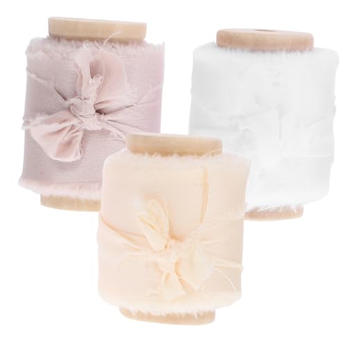DOITOOL 3 Rollen Satin-stoffband Band Zum Verpacken Party Wickeln Dekorativ Elegantes Geschenkband Blumen Wickelband Für Hochzeit Schleife Weihnachten Valentinsband Polyester DOITOOL 3 Rollen Satin-stoffband Band Zum Verpacken Party Wickeln Dekorativ Elegantes Geschenkband Blumen Wickelband Für Hochzeit Schleife Weihnachten Valentinsband Polyester von DOITOOL