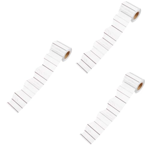 DOITOOL 3 Rollen Tafel-rand-aufkleber Pinnwand Trimmen Pinnwand-grenzen Planke Bulletin -brett Bulletin Board Border Decorations Displayränder Für Klassenzimmer Papier Weiß DOITOOL 3 Rollen Tafel-rand-aufkleber Pinnwand Trimmen Pinnwand-grenzen Planke Bulletin -brett Bulletin Board Border Decorations Displayränder Für Klassenzimmer Papier Weiß von DOITOOL