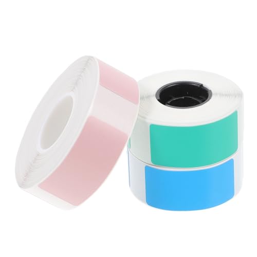 DOITOOL 3 Rollen Thermoetikettenpapier Drucketiketten Leere Etikettenaufkleber Thermalaufkleber Etiketten Für Kleine Unternehmen Versandetiketten Adressieren Thermosynthetisches Papier von DOITOOL
