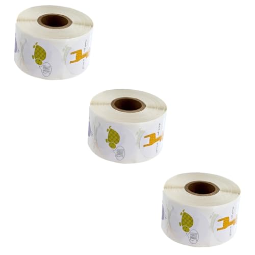 DOITOOL 3 Rollen Tierische Dankeschön Aufkleber Cartoon Tier Etiketten für Geschenkverpackungen Selbstklebende Dekorationssticker für Partys und Bastelprojekte von DOITOOL