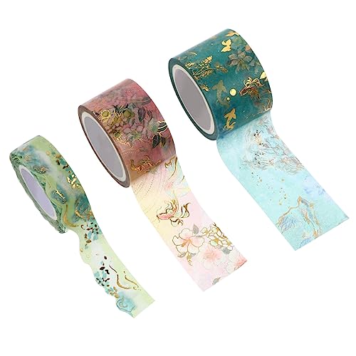 DOITOOL 3 Rollen Vintage Washi Tape Masking Adhesive Tape Dekoratives Klebeband für Scrapbooking Handbuch und Diy Bastelprojekte Sommerdesigns für Geschenkverpackungen und Notizbücher DOITOOL 3 Rollen Vintage Washi Tape Masking Adhesive Tape Dekoratives Klebeband für Scrapbooking Handbuch und Diy Bastelprojekte Sommerdesigns für Geschenkverpackungen und Notizbücher von DOITOOL