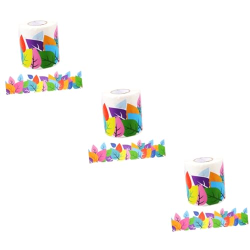 DOITOOL 3 Rollen Wandtattoo Aufklebern für Dekorative Blättermuster für Pinnwand und Klassenzimmer Adorable Border Stickers zur Verschönerung Wänden DOITOOL 3 Rollen Wandtattoo Aufklebern für Dekorative Blättermuster für Pinnwand und Klassenzimmer Adorable Border Stickers zur Verschönerung Wänden von DOITOOL