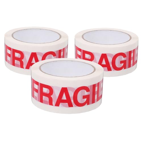 DOITOOL 3 Rollen Warnband ziehen um Aufkleber zerbrechliches Band Verpackungskartons bewegen Umzugskartons Klebeband für Verpackungskartons Kleinunternehmensbedarf Vorsichtsband hoch DOITOOL 3 Rollen Warnband ziehen um Aufkleber zerbrechliches Band Verpackungskartons bewegen Umzugskartons Klebeband für Verpackungskartons Kleinunternehmensbedarf Vorsichtsband hoch von DOITOOL