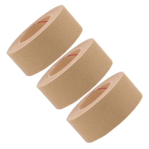 DOITOOL 3 Rollen Wasserband Aquarellband Für Papier Montageband Klebeband Für Aquarellpapier Wasseraktiviertes Bastelband Bildband Mehrzweck-papierklebeband Klebstoff Auf Wasserbasis von DOITOOL