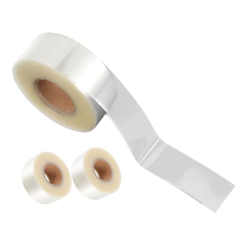DOITOOL 3 Rollen Wasserdichtes Etikett Beschützer durchsichtige Etikettenhalter aus Kunststoff durchsichtige Aufkleber klare Aufkleberetiketten PVC selbstklebend Transparent von DOITOOL