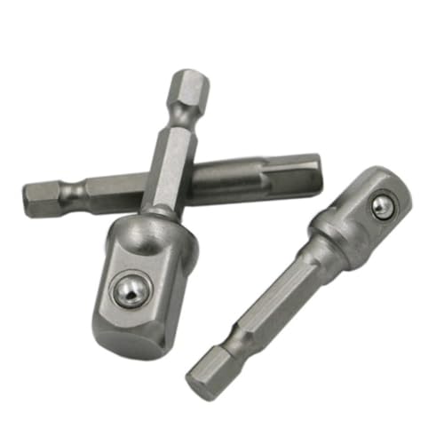 DOITOOL 3 STÜCKE Teiliges Stecknuss Adapter Set aus Edelstahl und Vanadium Stahl Power Bohrer Bit Adapter mit Kugelverriegelung für Schnellen Austausch Robuste Verlängerung für Schrauber DOITOOL 3 STÜCKE Teiliges Stecknuss Adapter Set aus Edelstahl und Vanadium Stahl Power Bohrer Bit Adapter mit Kugelverriegelung für Schnellen Austausch Robuste Verlängerung für Schrauber von DOITOOL