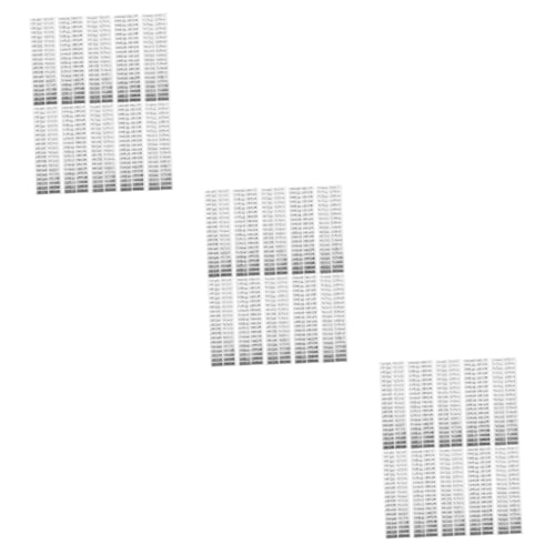 DOITOOL 3 Sätze Antikounter- Und Anti-diebstahl-aufkleber Etiketten Aufkleber Manipulationssicher Schälen Selbstklebende Etiketten Name Warnaufkleber Siegeletikett Papier 400 Stück * 3 von DOITOOL