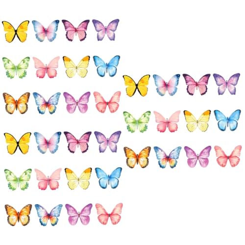 DOITOOL 3 Sätze Aquarell Schmetterling Haftnotizen Einfache Design Notizblätter Für Büro Schule Und Zuhause Praktische Memo Sticker Zur Erinnerung An Wichtige Termine Und 12 Stücke * 3 von DOITOOL