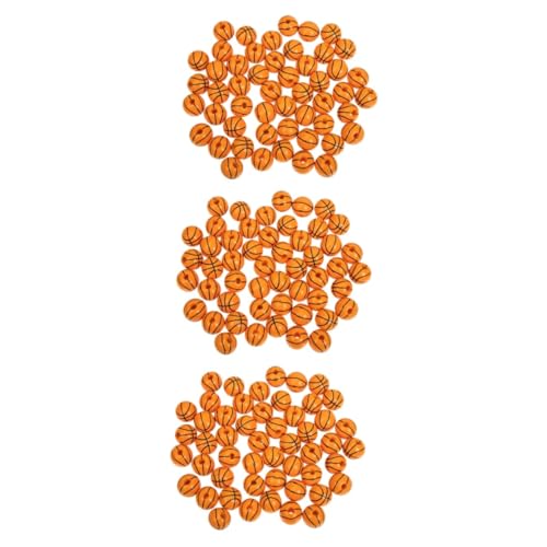 DOITOOL 3 Sätze Basketball Holzperlen Kreative Diy Perlen Für Schmuckherstellung Bunte Lose Holzkugeln Mit Durchgangsloch Für Bastelprojekte Für Armbänder Und Dekorationen 50 Stück * 3 von DOITOOL