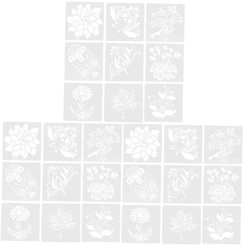 DOITOOL 3 Sätze Blumenförmige Schablone Wiederverwendbare Malvorlage für Projekte für Bastelarbeiten Wanddekoration Möbelgestaltung und Mehr DOITOOL 3 Sätze Blumenförmige Schablone Wiederverwendbare Malvorlage für Projekte für Bastelarbeiten Wanddekoration Möbelgestaltung und Mehr von DOITOOL