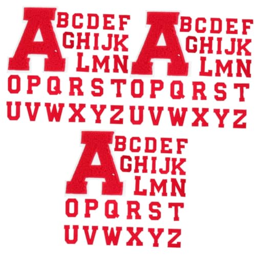 DOITOOL 3 Sätze Brief Sticklogo Stickerei Kleidung Flecken Dekorativ Sortiert Flicken Nähen Patch Bestickt Multifunktionale Mantelflicken Multifunktions-kleiderflicken Rot 26 Stück * 3 DOITOOL 3 Sätze Brief Sticklogo Stickerei Kleidung Flecken Dekorativ Sortiert Flicken Nähen Patch Bestickt Multifunktionale Mantelflicken Multifunktions-kleiderflicken Rot 26 Stück * 3 von DOITOOL