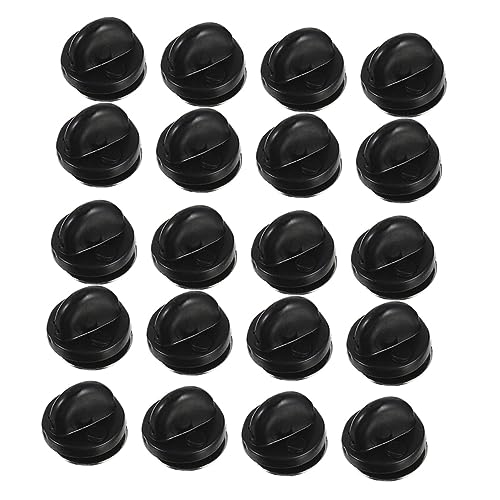 DOITOOL 3 Sätze Broschen Kupplung Stift Abzeichen Brosche Broschenverschluss Reversnadelrückseiten Aus Kunststoff Einheitlicher Badge-ersatz Broschenschnallen Plastik 100 Stück * 3 von DOITOOL