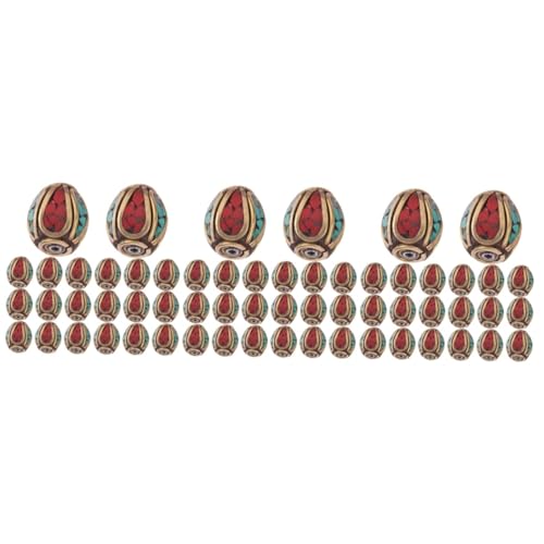 DOITOOL 3 Sätze Buddha Spacer Perlen Nepal Handgefertigte Schmuckperlen Grüne Türkis Abstandshalter Für Diy Armbänder Und Für Kreative Schmuckprojekte 20 Stück * 3 DOITOOL 3 Sätze Buddha Spacer Perlen Nepal Handgefertigte Schmuckperlen Grüne Türkis Abstandshalter Für Diy Armbänder Und Für Kreative Schmuckprojekte 20 Stück * 3 von DOITOOL
