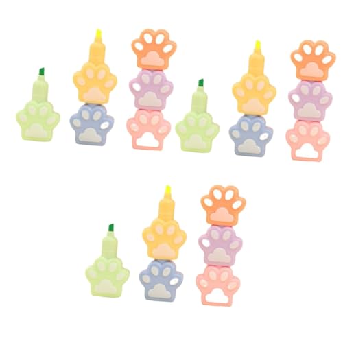 DOITOOL 3 Sätze Cartoon Katzenpfoten Textmarker Niedliche Farbige DIY Scrapbook Marker Ergonomisch Grip Langlebige Wasserbasierte Pigmente für Schule und Kreative Projekte DOITOOL 3 Sätze Cartoon Katzenpfoten Textmarker Niedliche Farbige DIY Scrapbook Marker Ergonomisch Grip Langlebige Wasserbasierte Pigmente für Schule und Kreative Projekte von DOITOOL