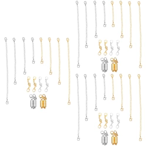 DOITOOL 3 Sätze Cylindrischer Magnetverschluss für Diy Schmuck Gold Silber Magnetverschluss Erweiterungskette für und Armbänder Einfach zu Befestigen DOITOOL 3 Sätze Cylindrischer Magnetverschluss für Diy Schmuck Gold Silber Magnetverschluss Erweiterungskette für und Armbänder Einfach zu Befestigen von DOITOOL