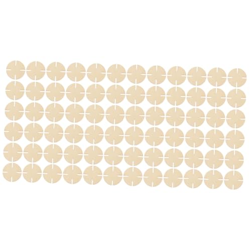 DOITOOL 3 Sätze DIY -rätsel Leerlauf -Puzzle Holzrohlinge Zum Basteln Leere Rätsel Holzhandwerk Rätsel Holzrätsel Hölzern Khaki 50 Stück * 3 von DOITOOL