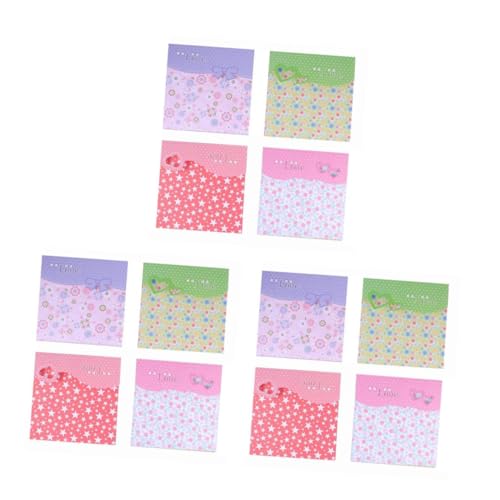 DOITOOL 3 Sätze Diy Origami Papier Zufällige Designs Quadratische Bastelpapiere Für Kunstprojekte Und Kreative Aktivitäten 72 Stück * 3 von DOITOOL