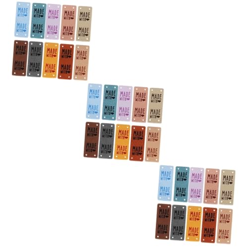 DOITOOL 3 Sätze Diy Patch Patch Handgefertigt Mit Stoffetiketten Für Kleidung Geprägt Sticken Handgemachte Etiketten Zum Nähen Häkeletiketten Kleidungs-diy-tags Pu-leder 10 Stück * 3 DOITOOL 3 Sätze Diy Patch Patch Handgefertigt Mit Stoffetiketten Für Kleidung Geprägt Sticken Handgemachte Etiketten Zum Nähen Häkeletiketten Kleidungs-diy-tags Pu-leder 10 Stück * 3 von DOITOOL