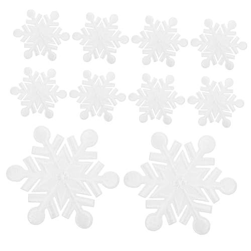 DOITOOL 3 Sätze Diy Schneeflocken Patches Dekorative Stoffaufnäher Für Kleidung Kreative Bastelideen Langlebig Und Für Weihnachtsdeko Und Persönliche 10 Stück * 3 DOITOOL 3 Sätze Diy Schneeflocken Patches Dekorative Stoffaufnäher Für Kleidung Kreative Bastelideen Langlebig Und Für Weihnachtsdeko Und Persönliche 10 Stück * 3 von DOITOOL